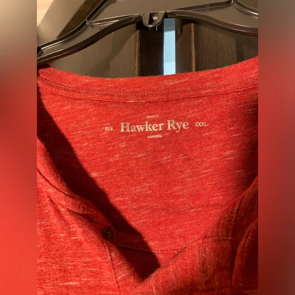 Hawker Rye Heather Red T-Shirt - Picture 2 of 3
